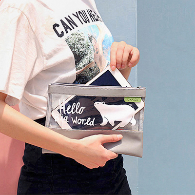 ��Ʒ���ƣ�PU��͸����Ǯ��/��ױ��-������/������